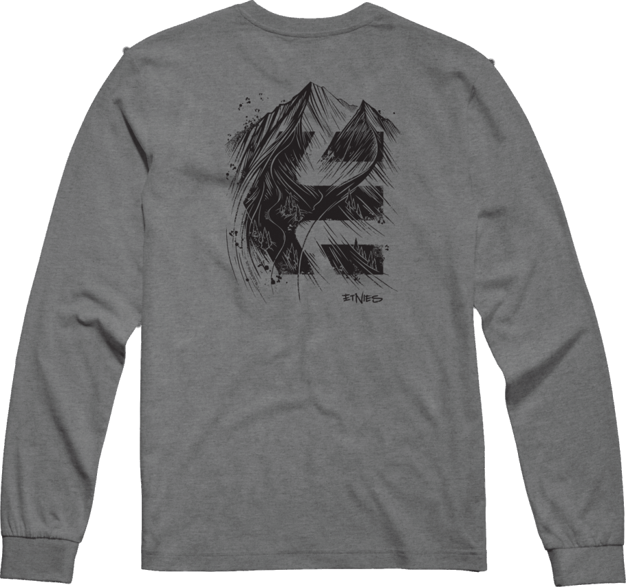 Etnies Grey/Heather RP DOUBLE ARROW L/S TEE
