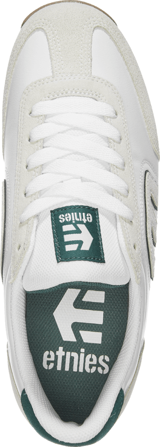 Etnies White/Green LO-CUT II LS