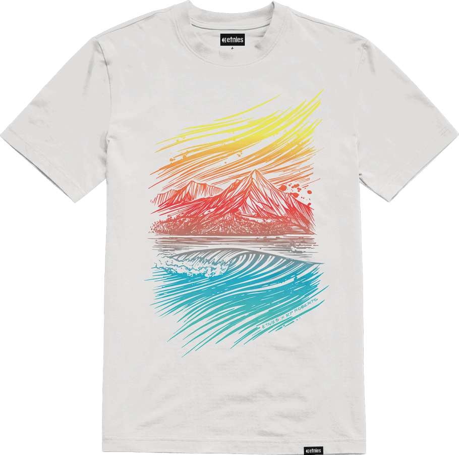 Etnies White RP SCENIC TEE