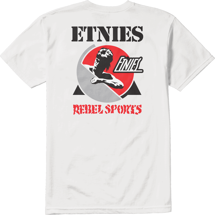 REBEL SPORTS TEE White Etnies