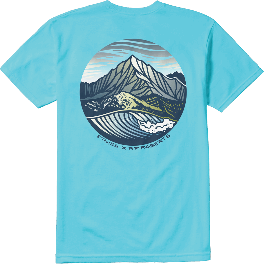 RP CIRCULAR WAVE TEE Blue Etnies